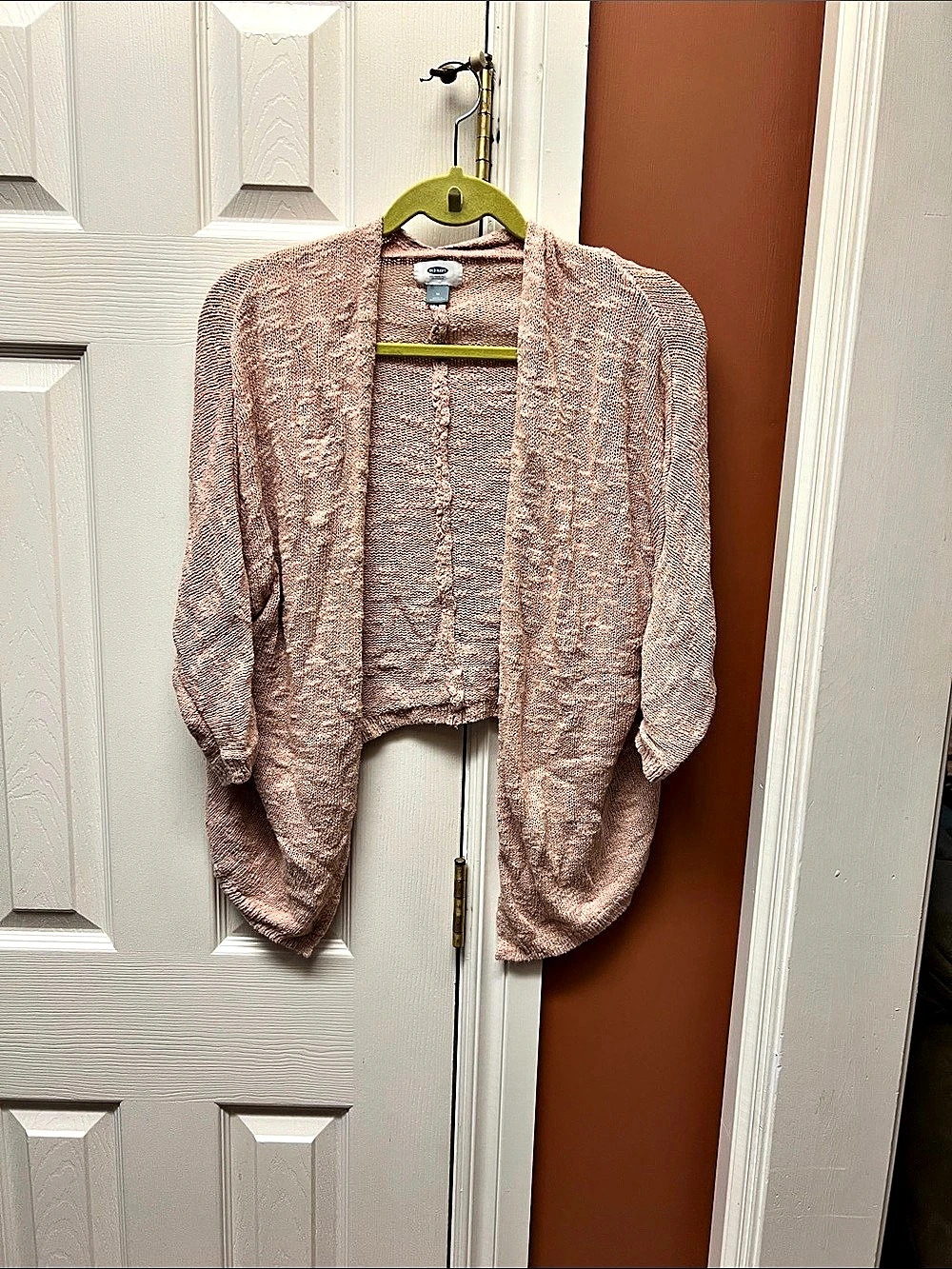 Old Navy Open Front Cardigan in Pink Size Medium